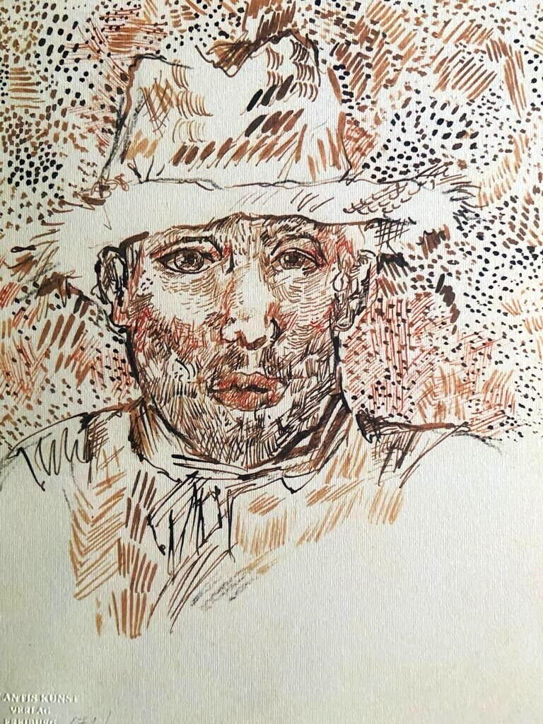 Vincent Van Gogh Lithograph 1978