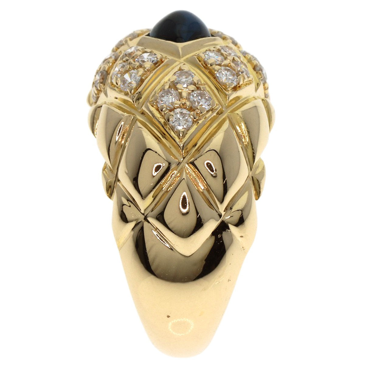 Chaumet Belcordriere Sapphire Diamond Ring K18
