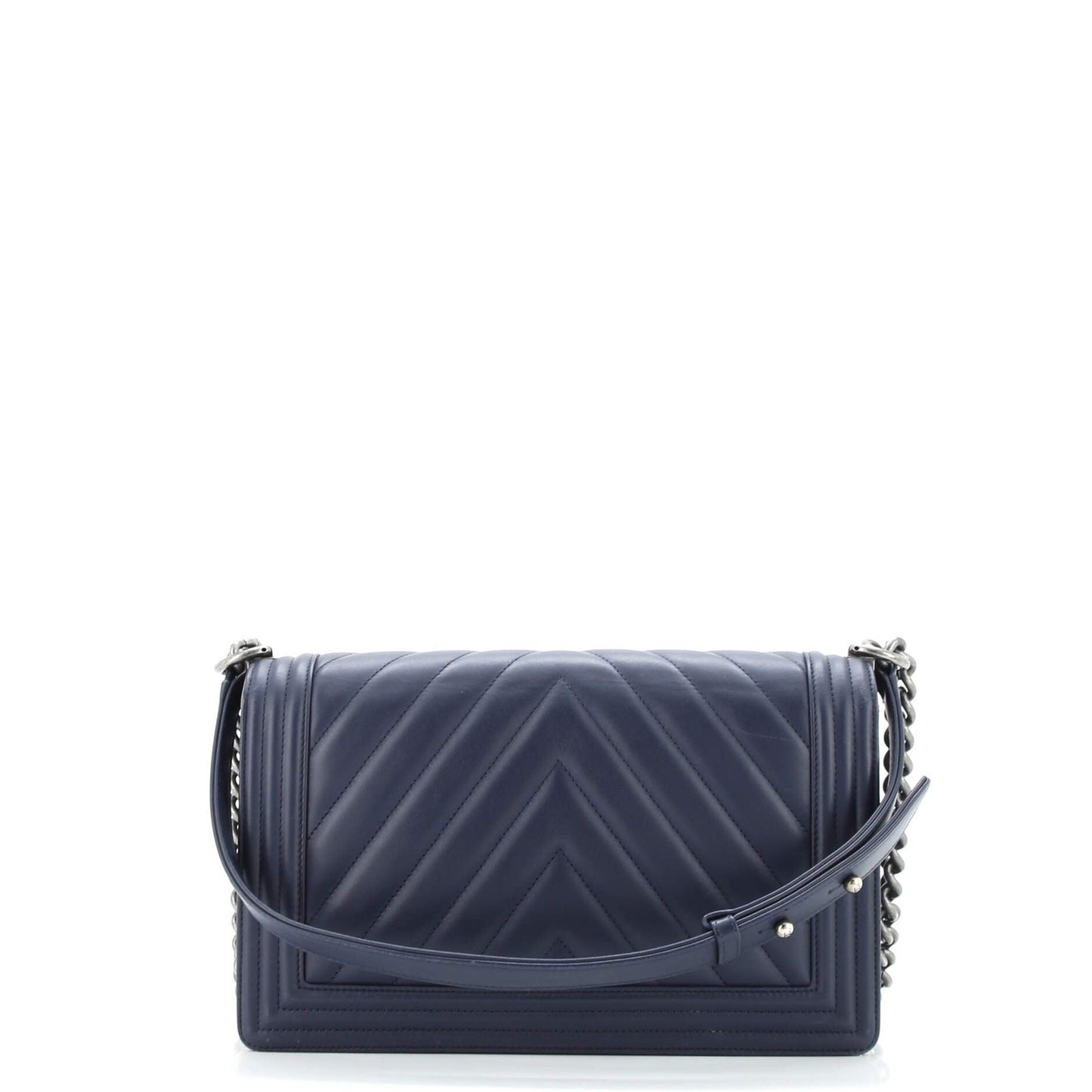 Chanel Boy Flap Bag Chevron Lambskin New Medium