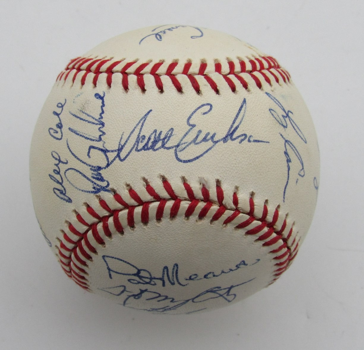 1994 Twins Team Signed/Auto (12) Oal Baseball Herb Carneal (Hof) 180647