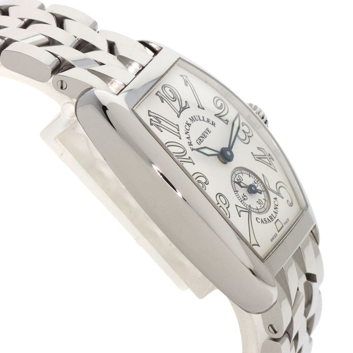 Franck Muller Tonneau Curvex Watches 1750S6 Stainless Steel/Stainless Steel ...
