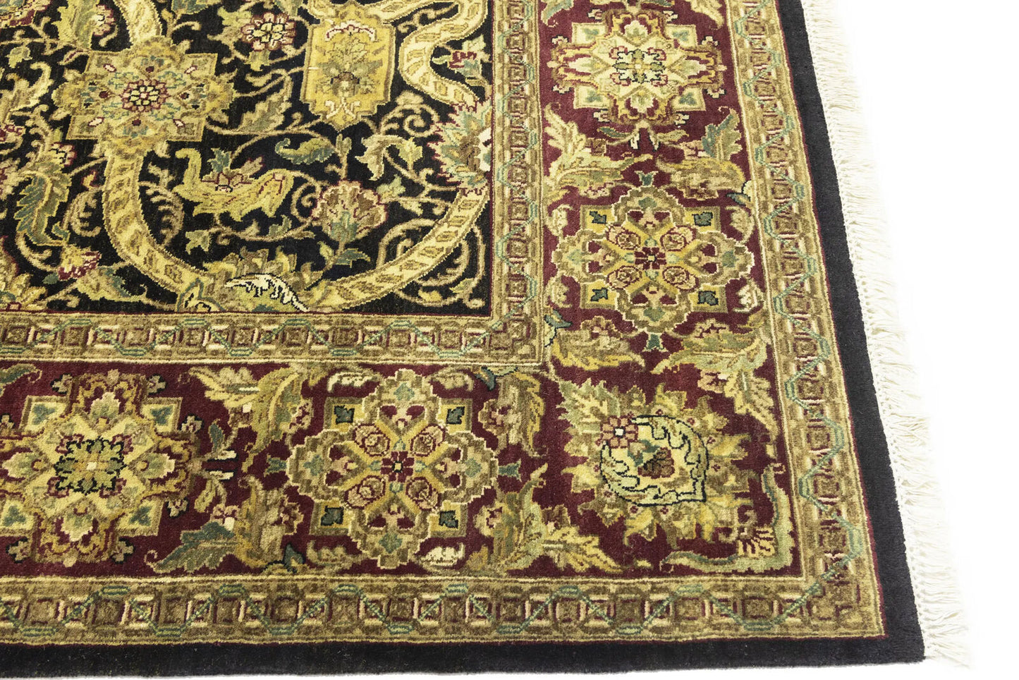 8X10 ft Handmade Floral Traditional Wool Rug