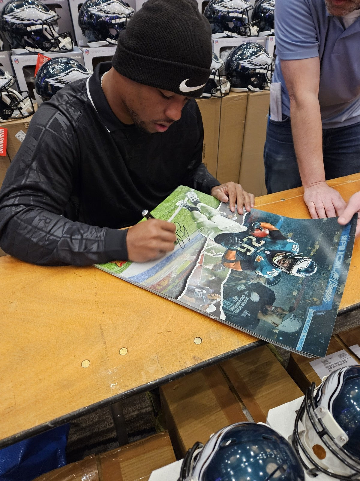 Saquon Barkley Signed/Autographed 16X20 Photo