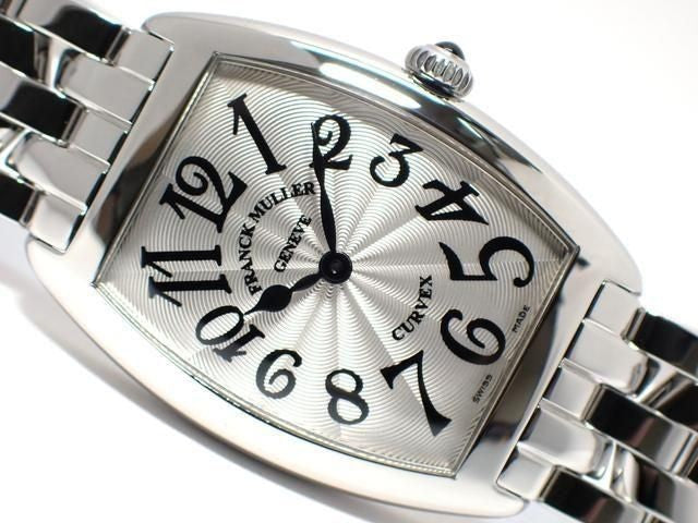 Franck Muller Ladies Tonneau Curvex Silver 1752Bqz