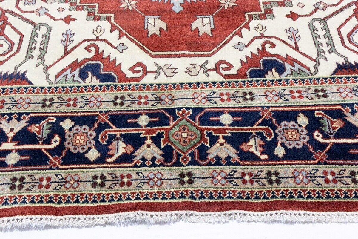 12X18 Ft Oversized Handmade Heriz Serapi Rug