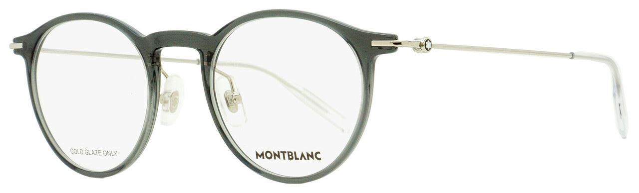 Mont Blanc Mb0099O 001 Silver Round Men'S 48 Mm