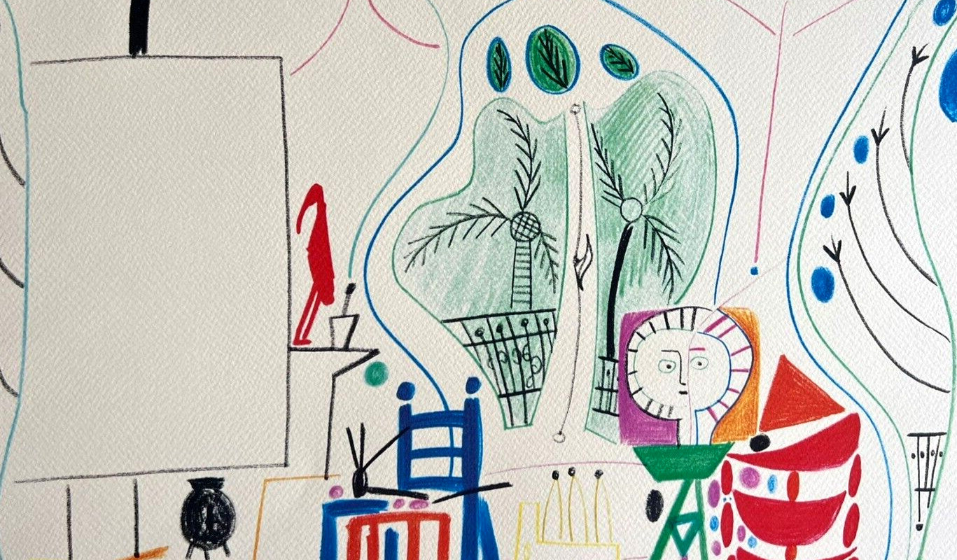 Pablo Picasso Lithograph Coa Signed Limited Print