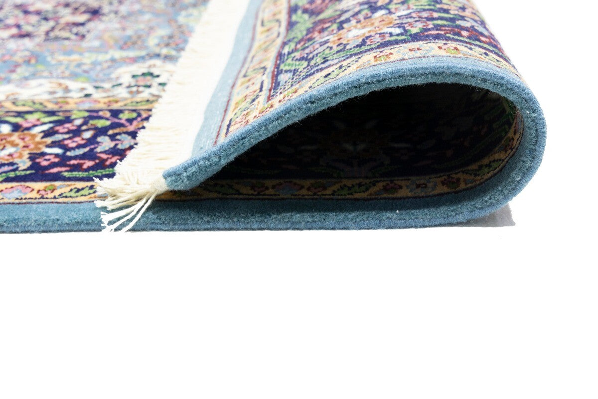 Handmade Kirman Oriental Rug Classic Floral