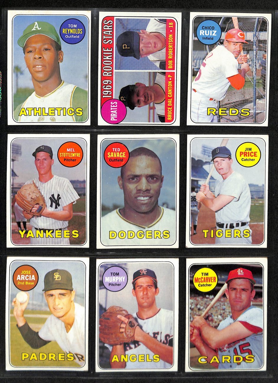 1969 Topps Baseball Card Complete Set (1-664)