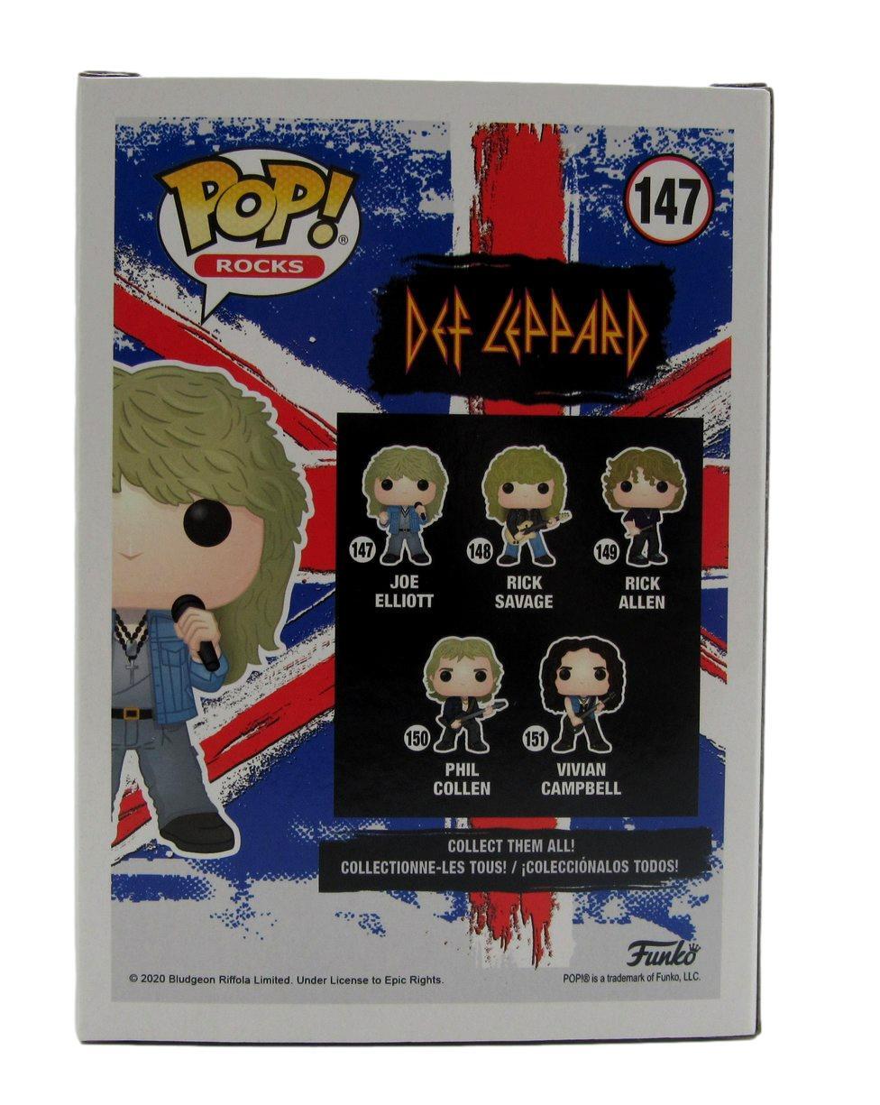 Joe Elliott Autographed Funko Pop! #147 Figurine