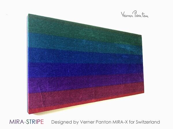 Verner Panton Mira-X Stripe Large Velvet Multi