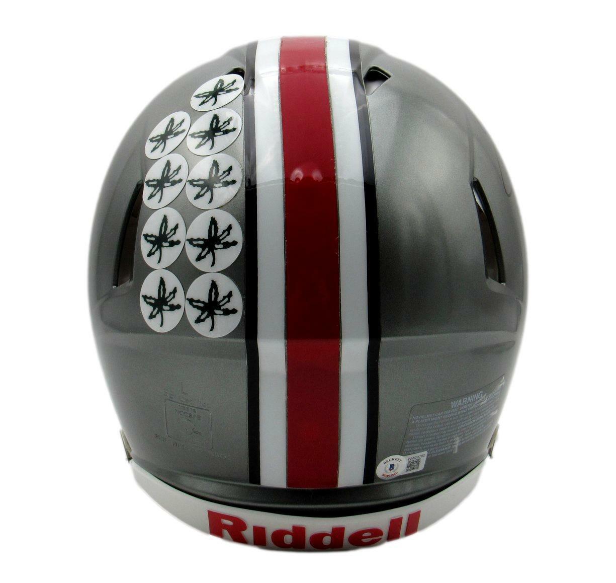Eddie George Signed Ohio State Speed Full Size