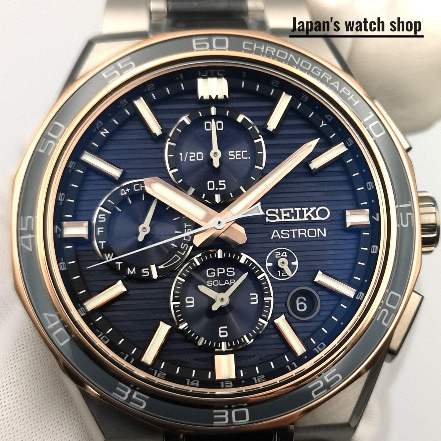 Seiko Astron Sbxc180 Black Gps Solar Titanium Men'S Watch New In Box