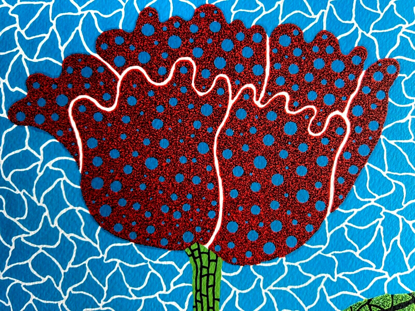 Yayoi Kusama ' Tulip ' Lithograph Mori Museum