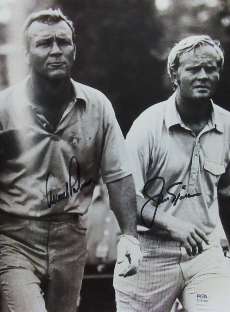 Arnold Palmer/Jack Nicklaus Dual-Signed/Auto