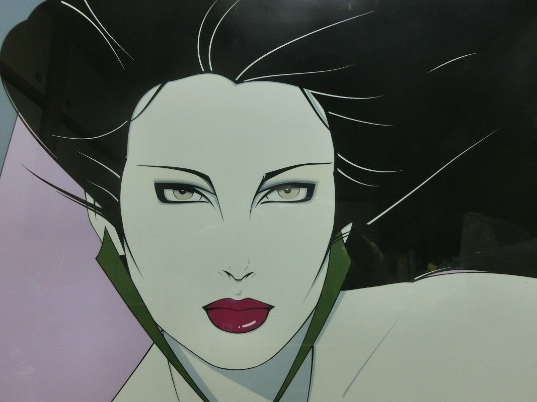 Framed Mirage Editions Patrick Nagel Serigraph Signed Print