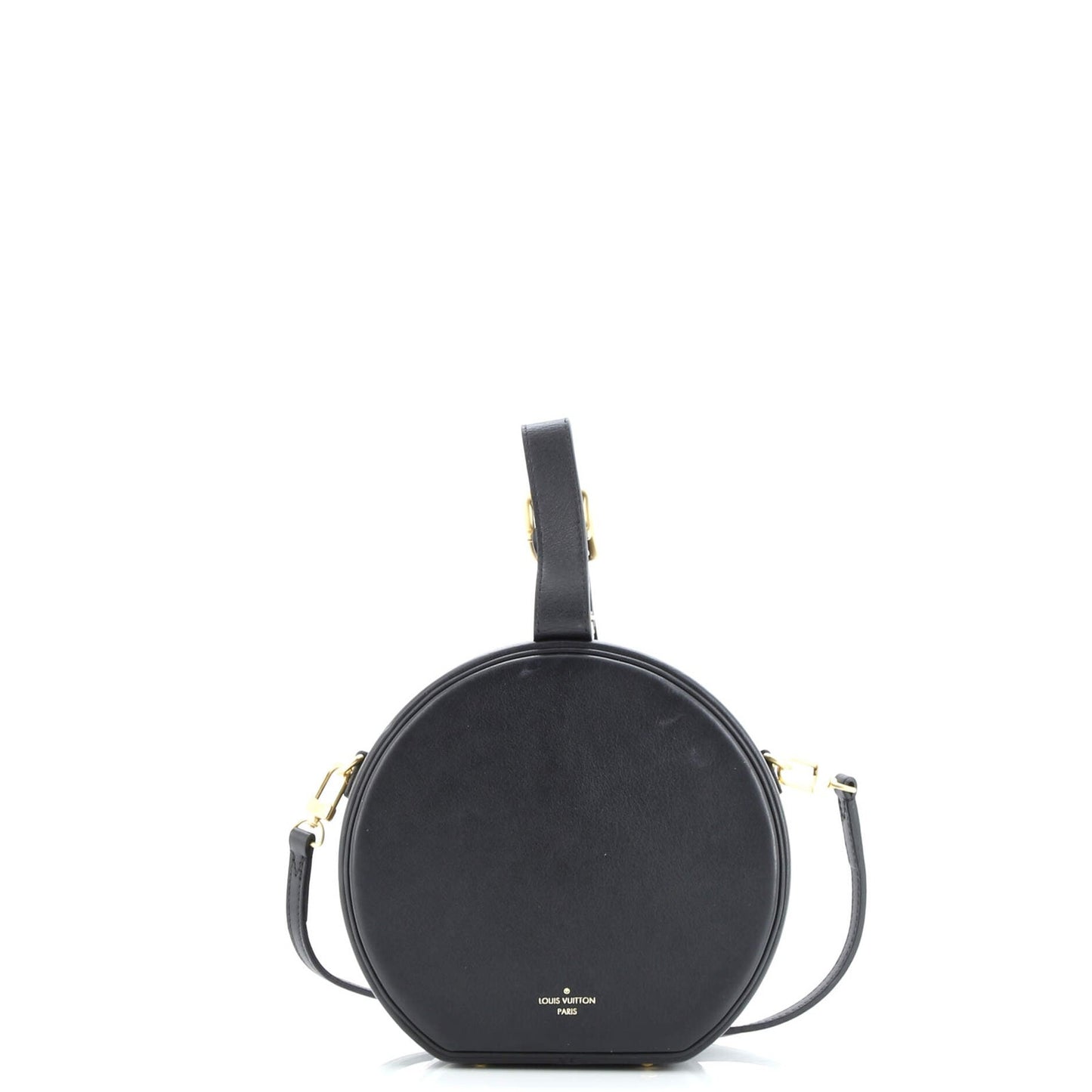 Louis Vuitton Petite Boite Chapeau Bag Anachro Bleu Printed Calfskin