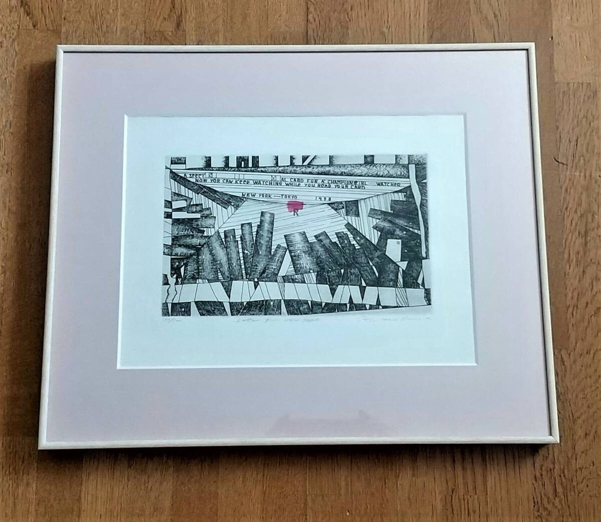 Risaburo Kimura Signed Original Etching Print