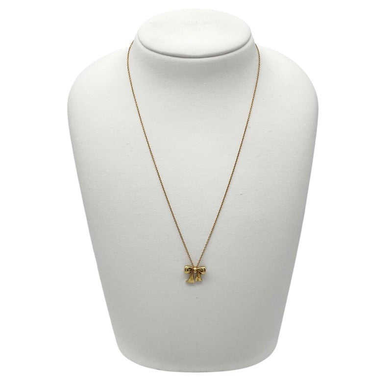 Tiffany & Co. Ribbon Necklace K18Yg