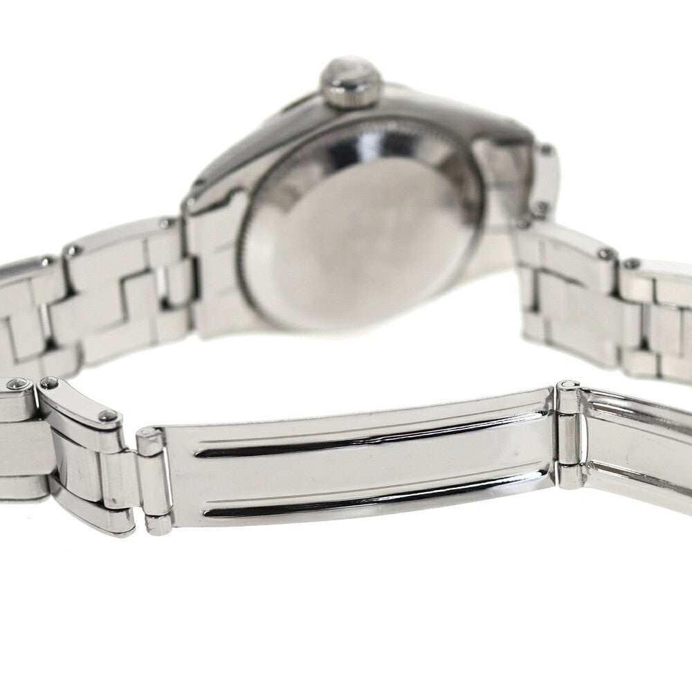 Rolex Oyster Date 6517 Silver Case Size 26.0Mm Ladies Used Watch #61423