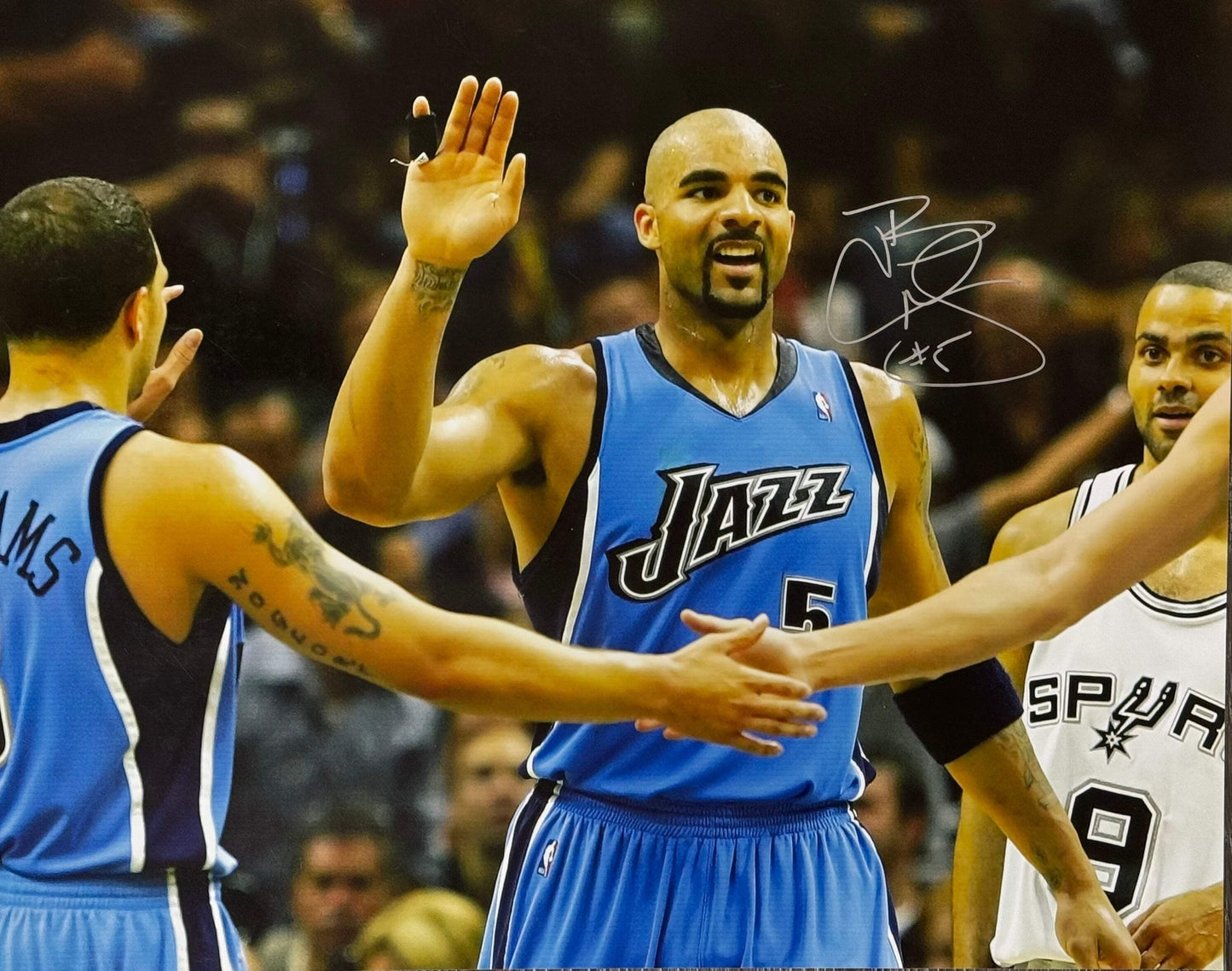 Carlos Boozer Autographed 16X20 Basketball Photo