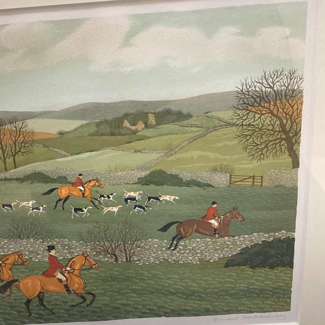 Vincent Haddelsey Hunting In Ireland Limited Edition Lithograph 114/200 Signed