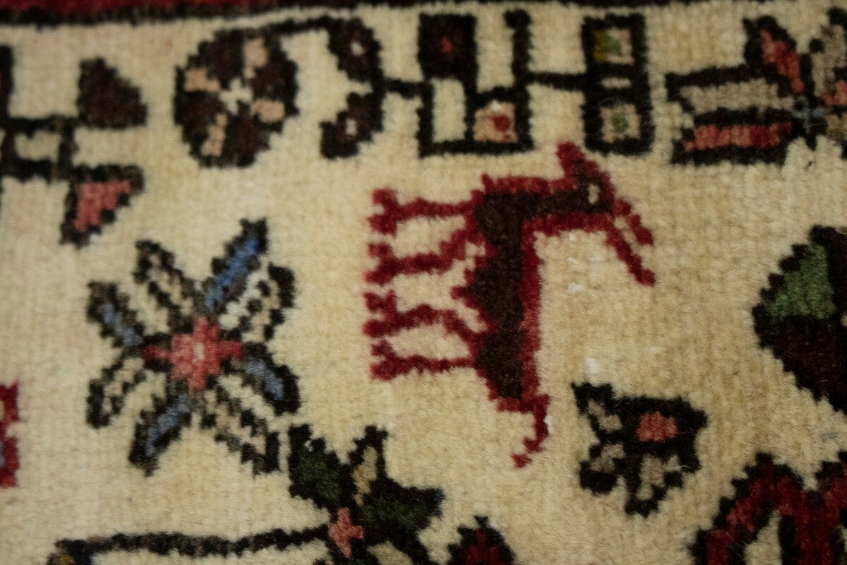 Handmade Geometric Design Oriental Runner Rug