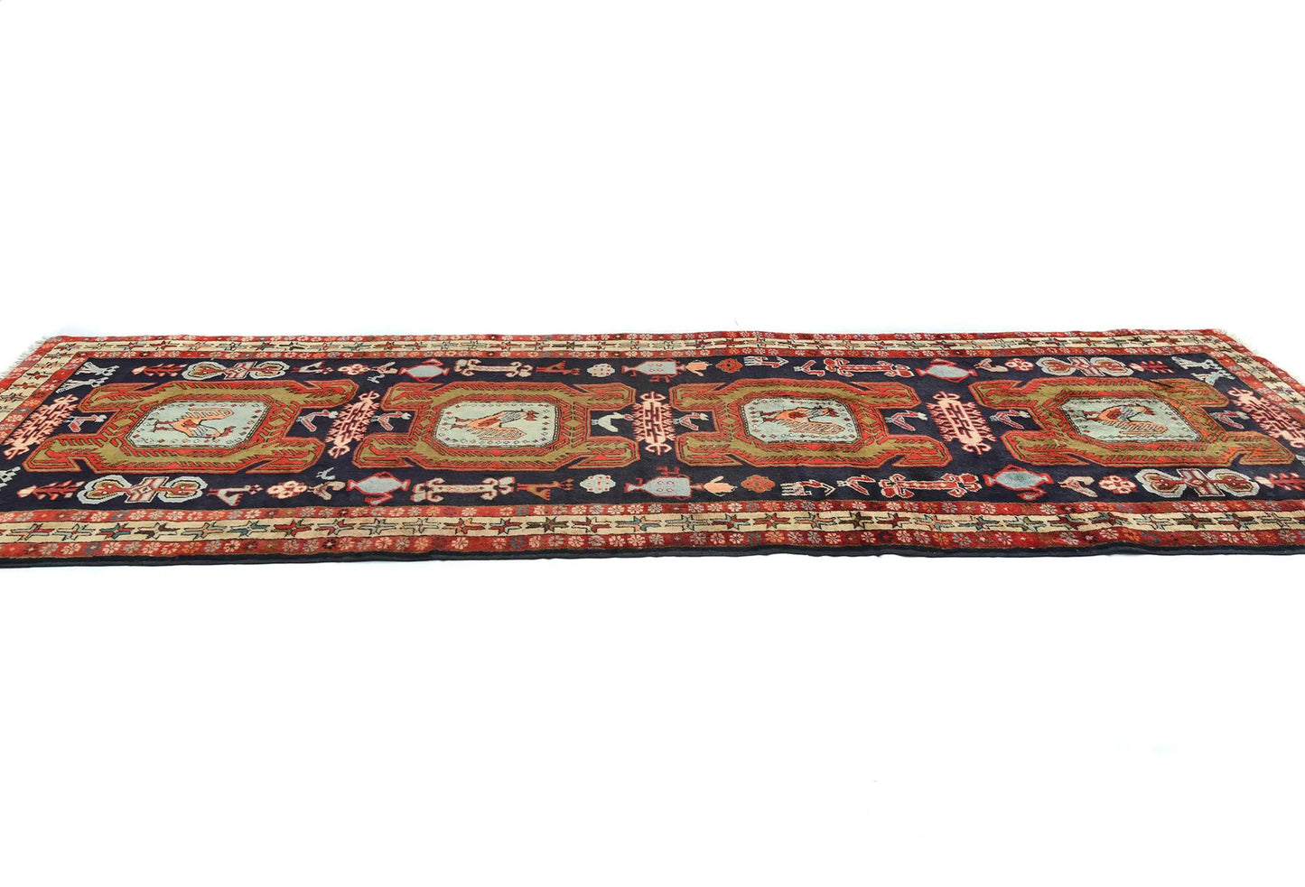 Handmade Tribal Style Wool Hallway Runner