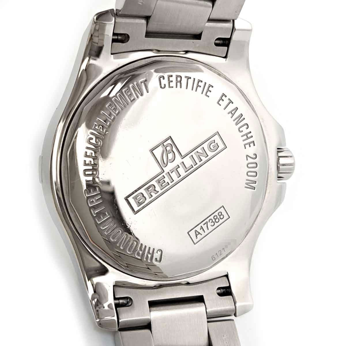 Breitling Colt Automatic Date A17388 Black Men'S Used Watch #6142