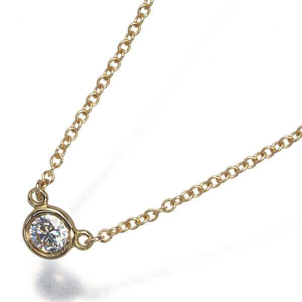 Tiffany&Co. Necklace Diamonds By The Yard Diamond 18K 750 Yellow Gold