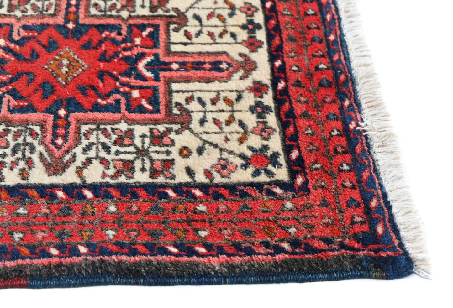 Handmade Vintage Oriental Runner Rug 2'3 X 9'2 Ft
