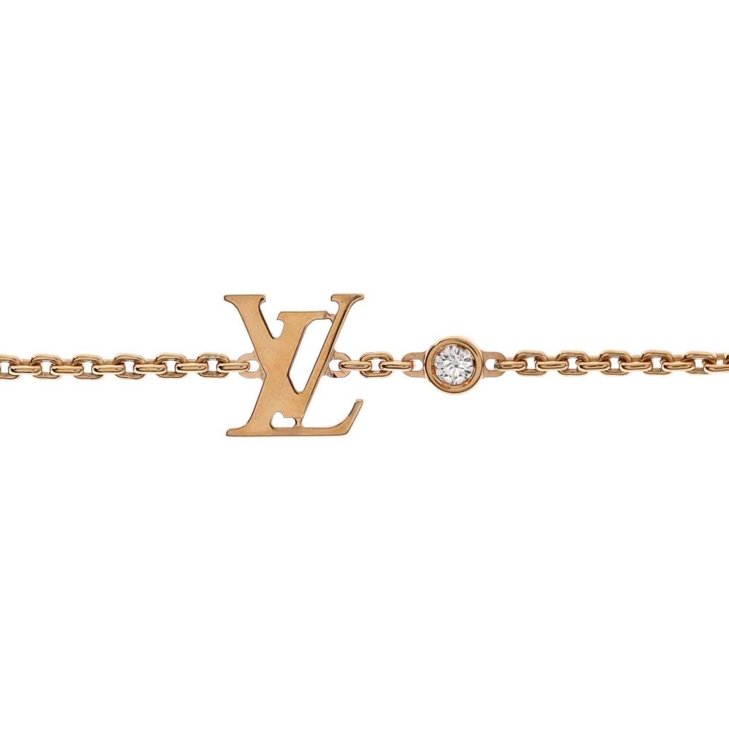Louis Vuitton Idylle Blossom Lv Bracelet 18K Rose Gold With Diamond