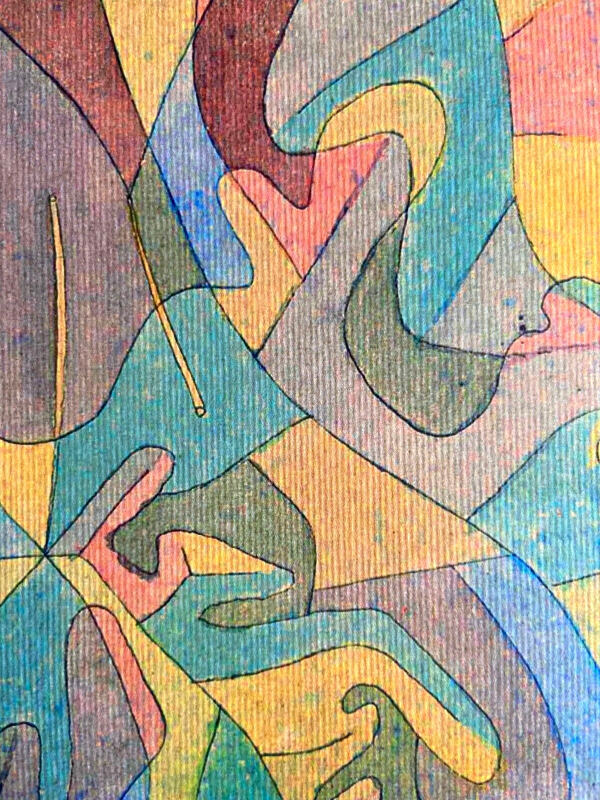 Paul Klee Lithograph Signed Numbered Stamp