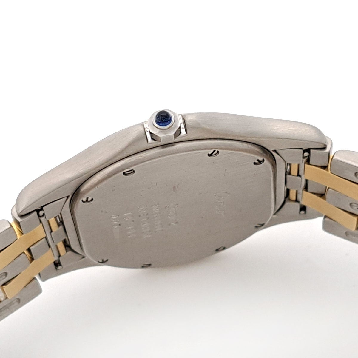 Cartier Panther Cougar Lm 2Row W35006B6 Beige Men'S Used Watch #7107