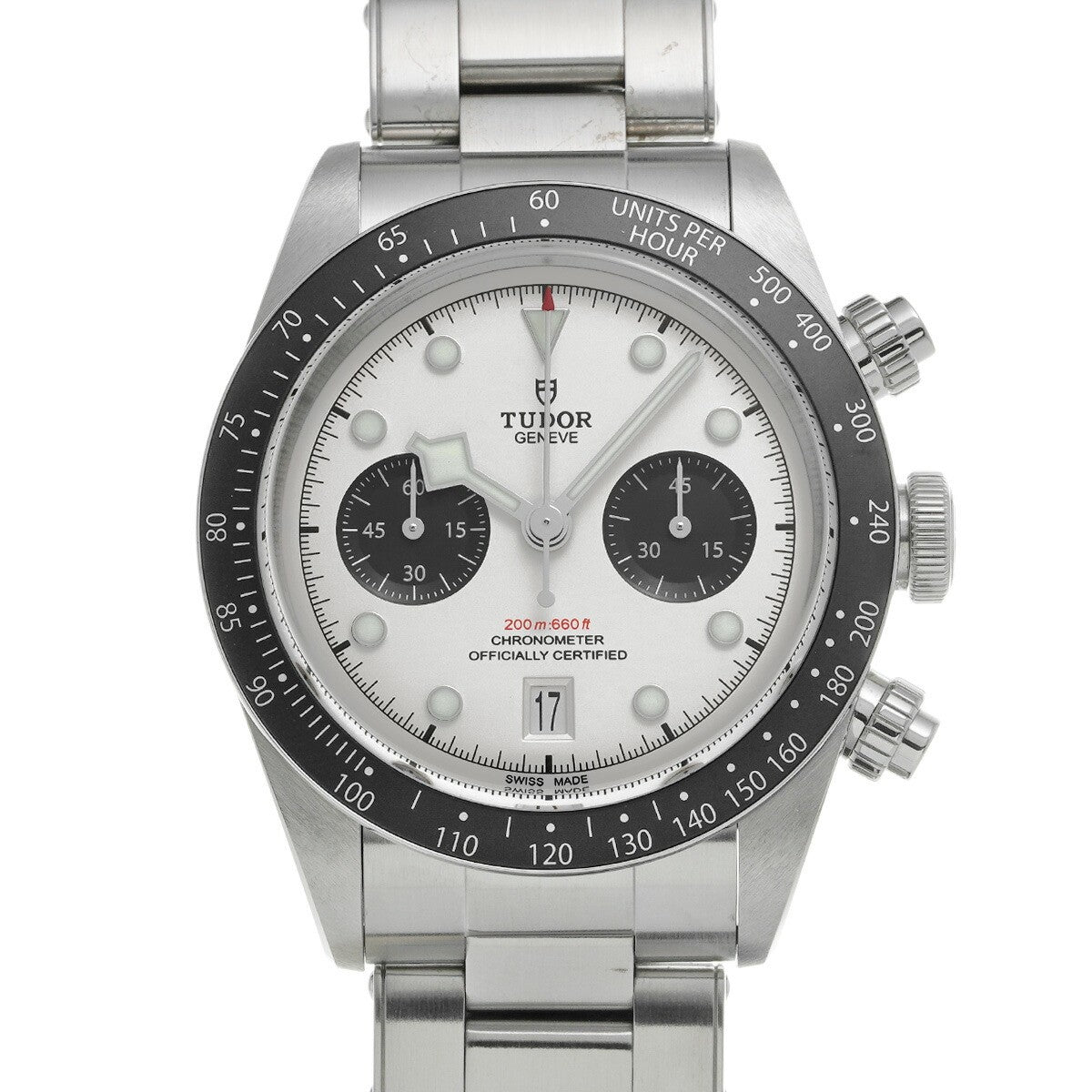 Tudor Black Bay Chrono 79360N Silver Case Size 4141Mm Men'S Used Watch #6449