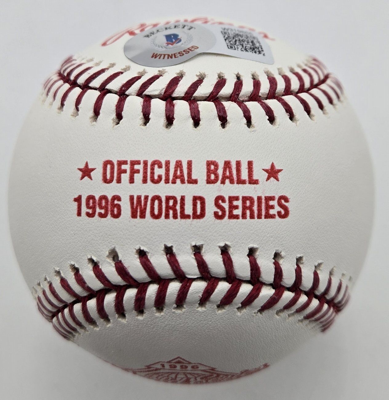 Jorge Posada Autographed 1996 World Series