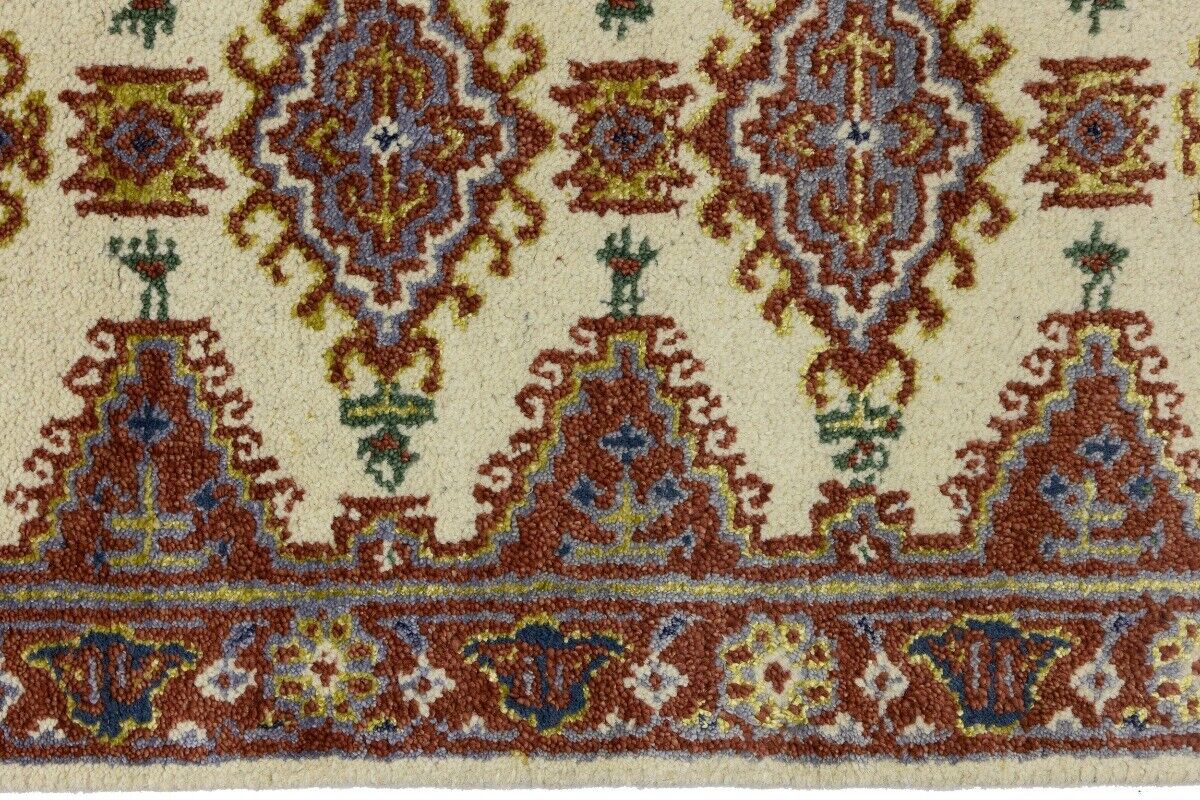 Indo-Viss Tribal Wool Runner Rug Oriental Farmho