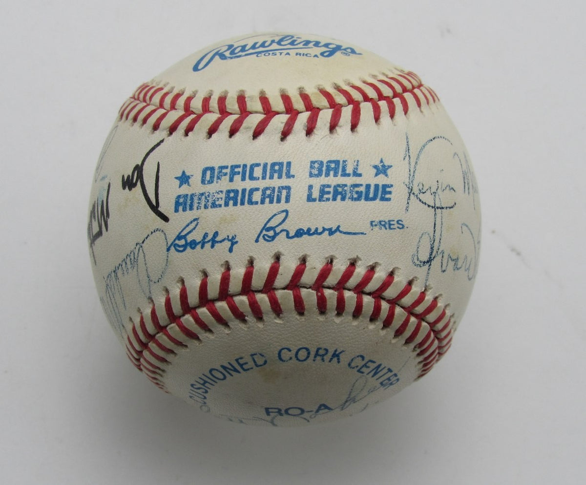 1990 New York Yankees Team-Signed/ Auto by (14) OAL Baseball Mattingly 196299