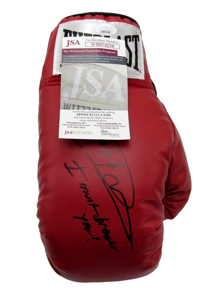 Dolph Lundgren Autographed/Inscr Right Boxing