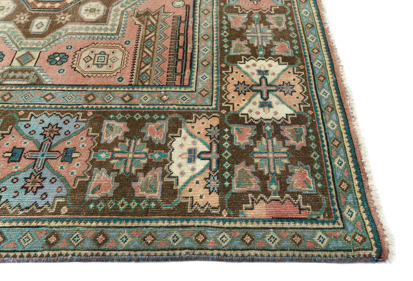 Antique Distressed Oriental Rug 10X13 Ft Rare