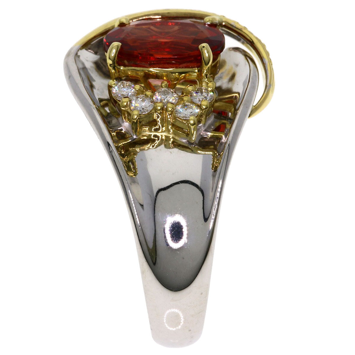 1.51Ct Andesin Diamond Ring K18 White Gold 18K