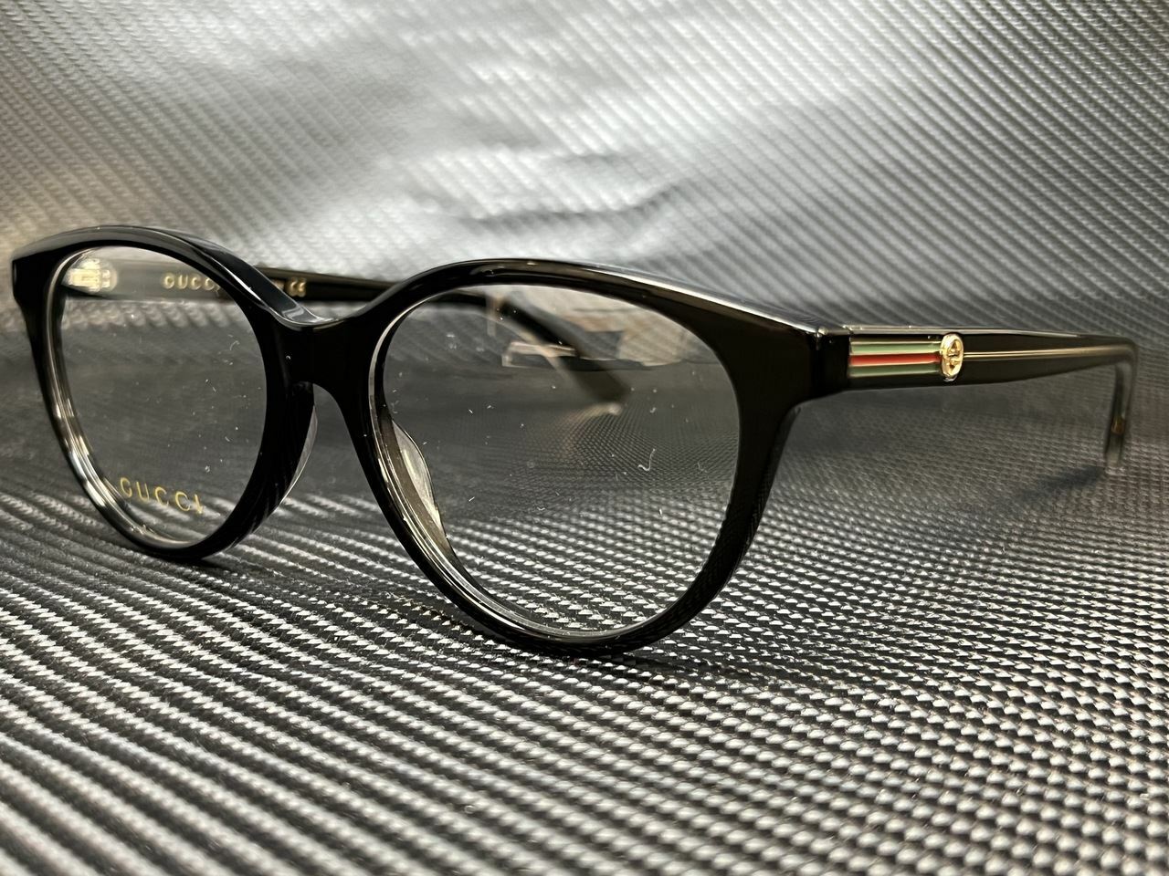Gucci Gg0379O 001 Black Round 52 Mm Women'S