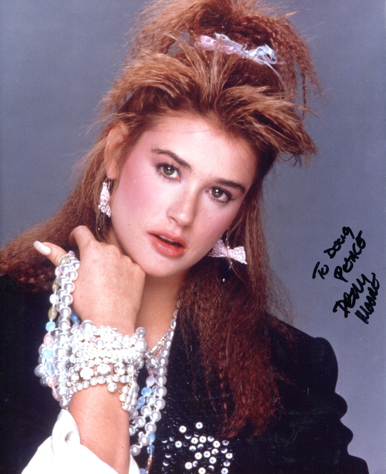 Demi Moore Autographed 8X10 Photo