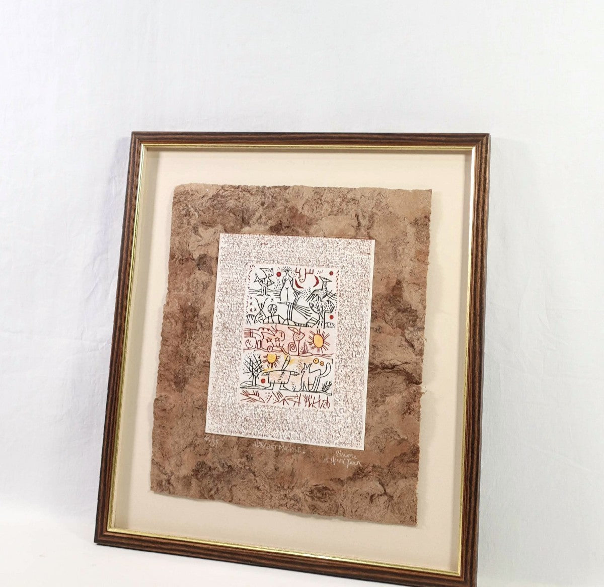 Simone & Henri Jean "Alphabet Magique 2" 1999 Etching Artist Signed Limited 55
