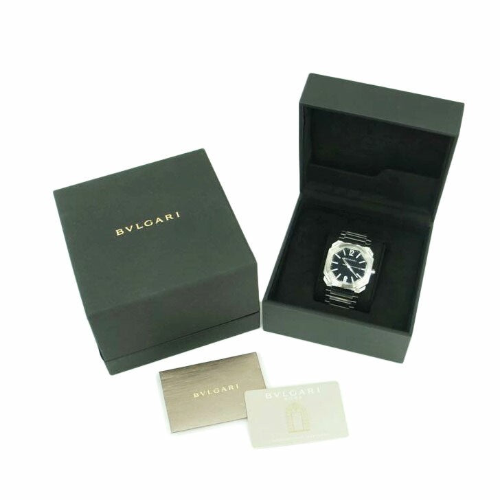 Bvlgari Octodate Bgo41Bssd Band Size 19Cm Used Watch #4104
