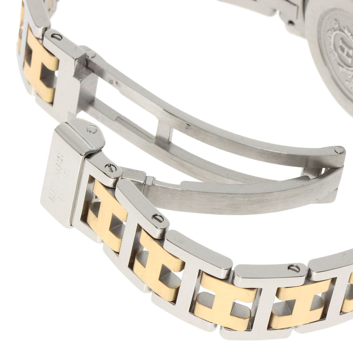 Hermes Clipper Watches Cl4.220 Stainless Steel/Ssxgp Ladies