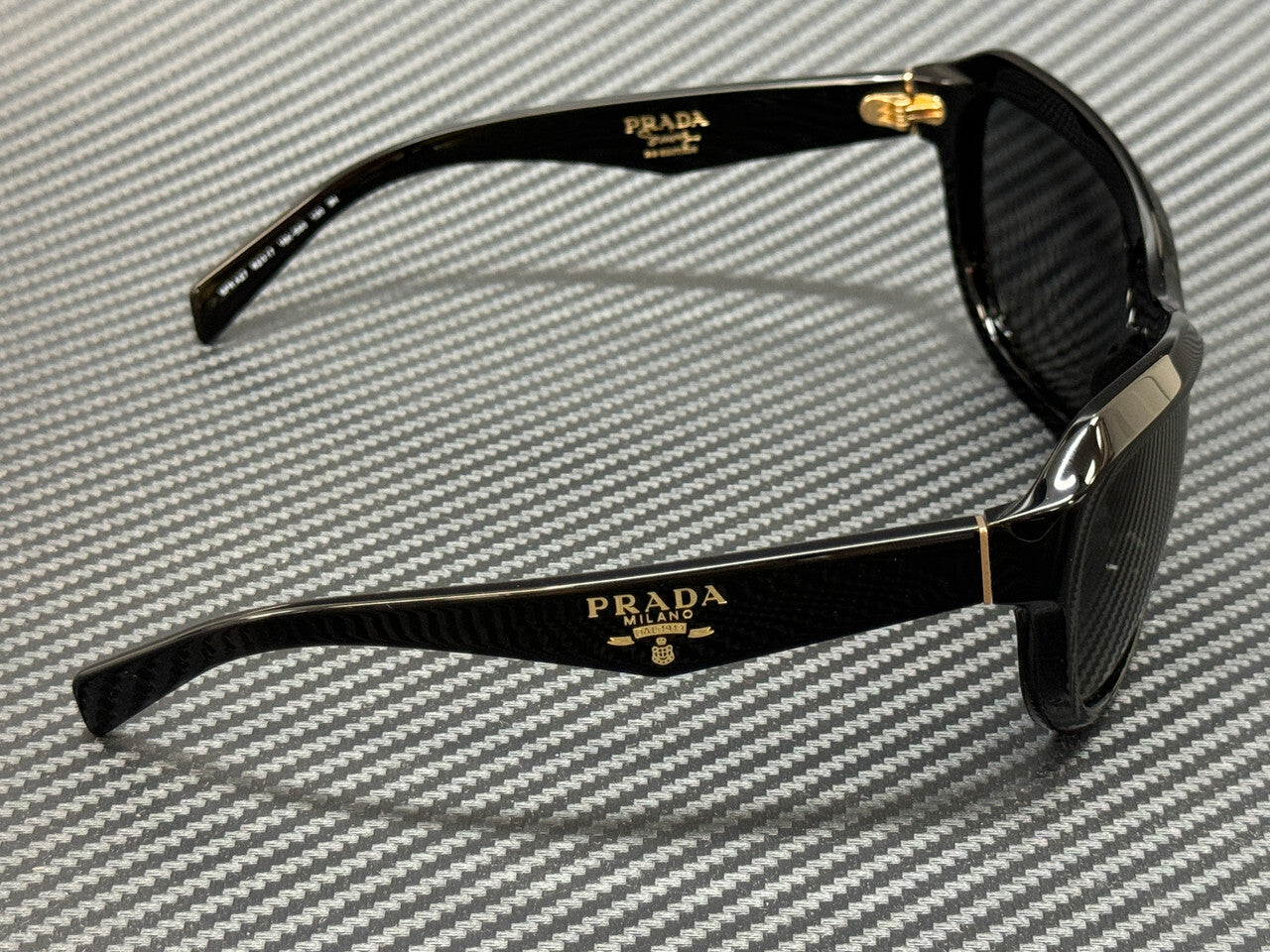 PRADA PR A27S 16K5S0 Black Grey Unisex 62 mm