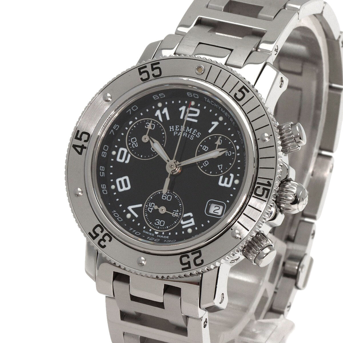 Hermes Clipper Diver Chronograph Watches Cl2.310 Stainless Steel/Stainless S...