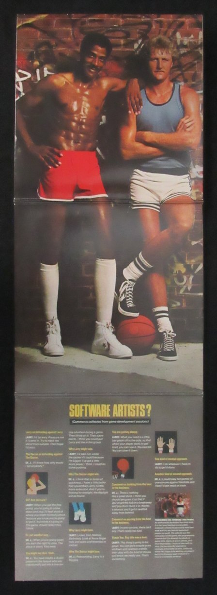 Julius Erving Larry Bird Dual Signed One-On-One
