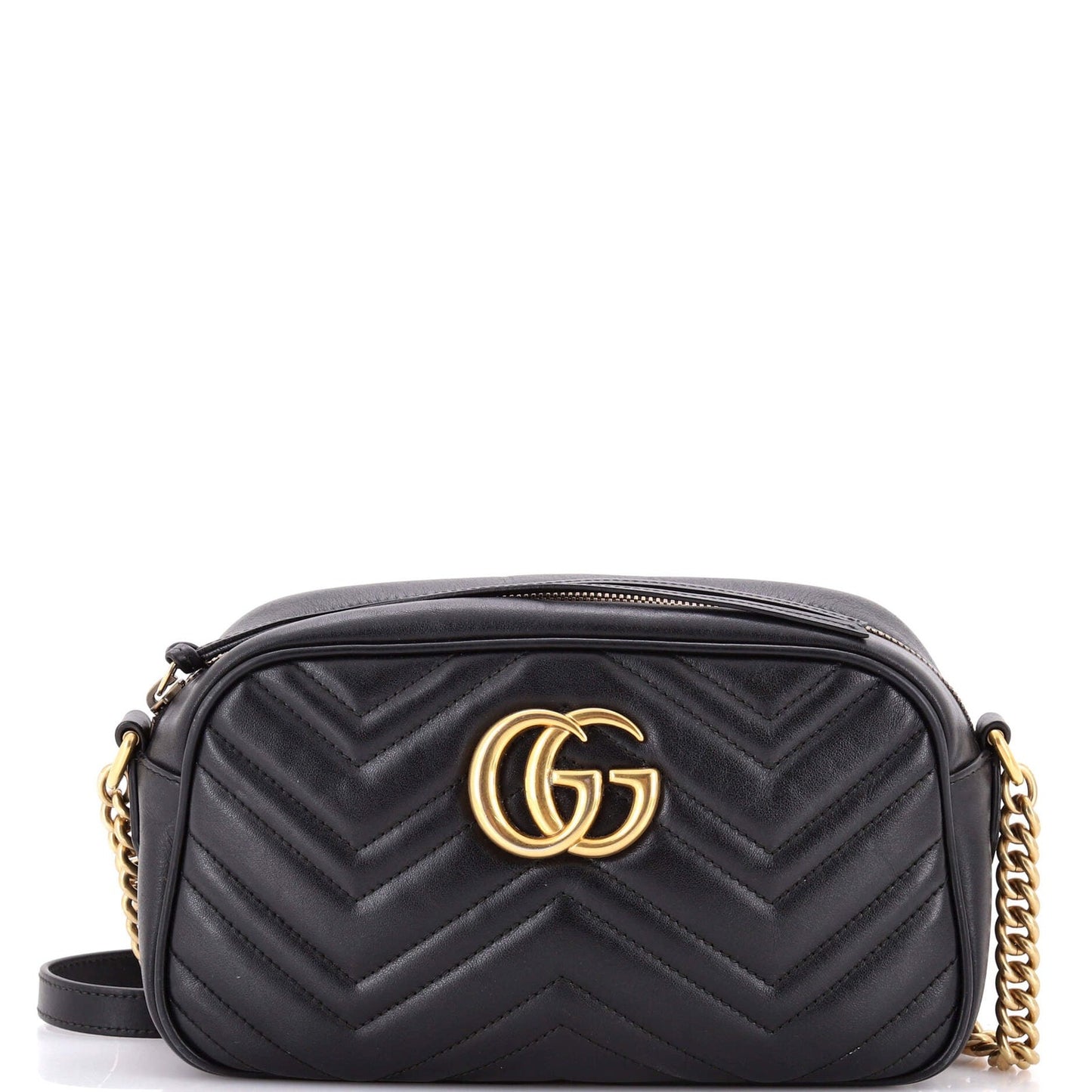 Gucci Gg Marmont Shoulder Bag Matelasse Leather Small